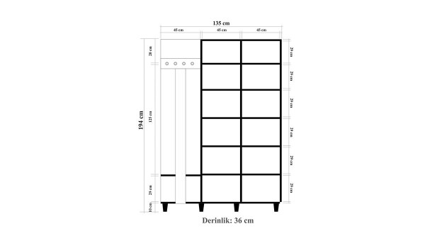 Garmanto 135 Portmanto Doğal Degrede